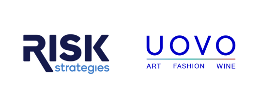 Image displays logos of AEFI's lead underwriters: Risk Strategies and Uovo.