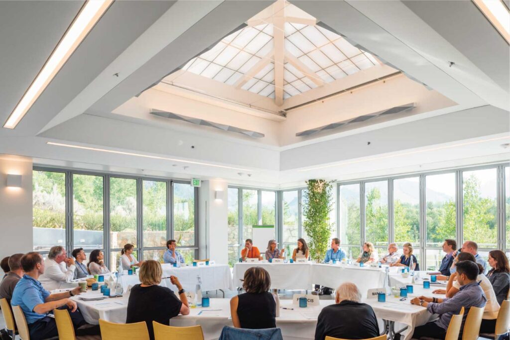 Group of participants around the seminar table