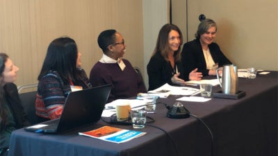 Panelists speak at the 8th Annual Convening on Healthy Food Access