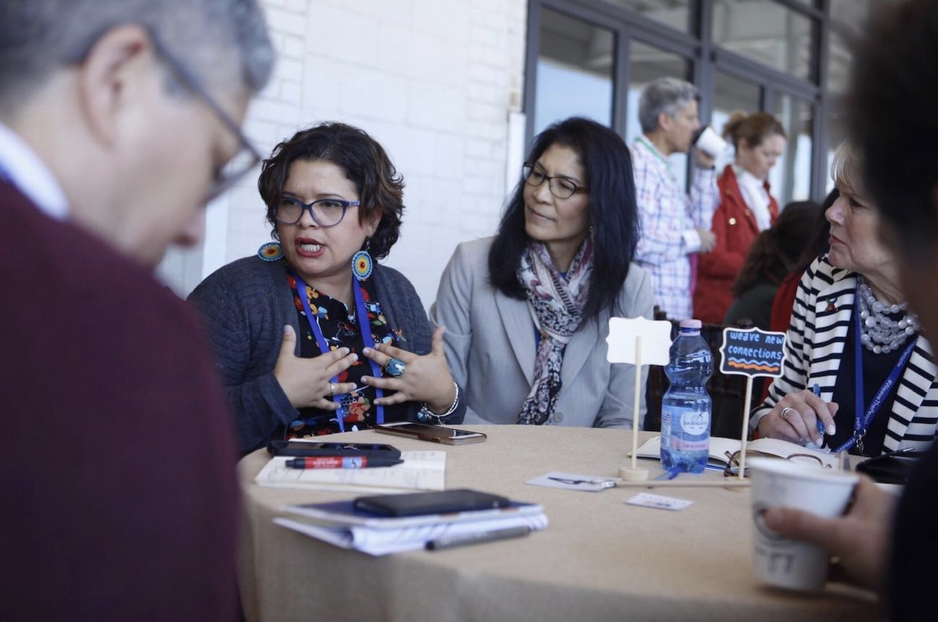 conversation at #WeaveThePeople