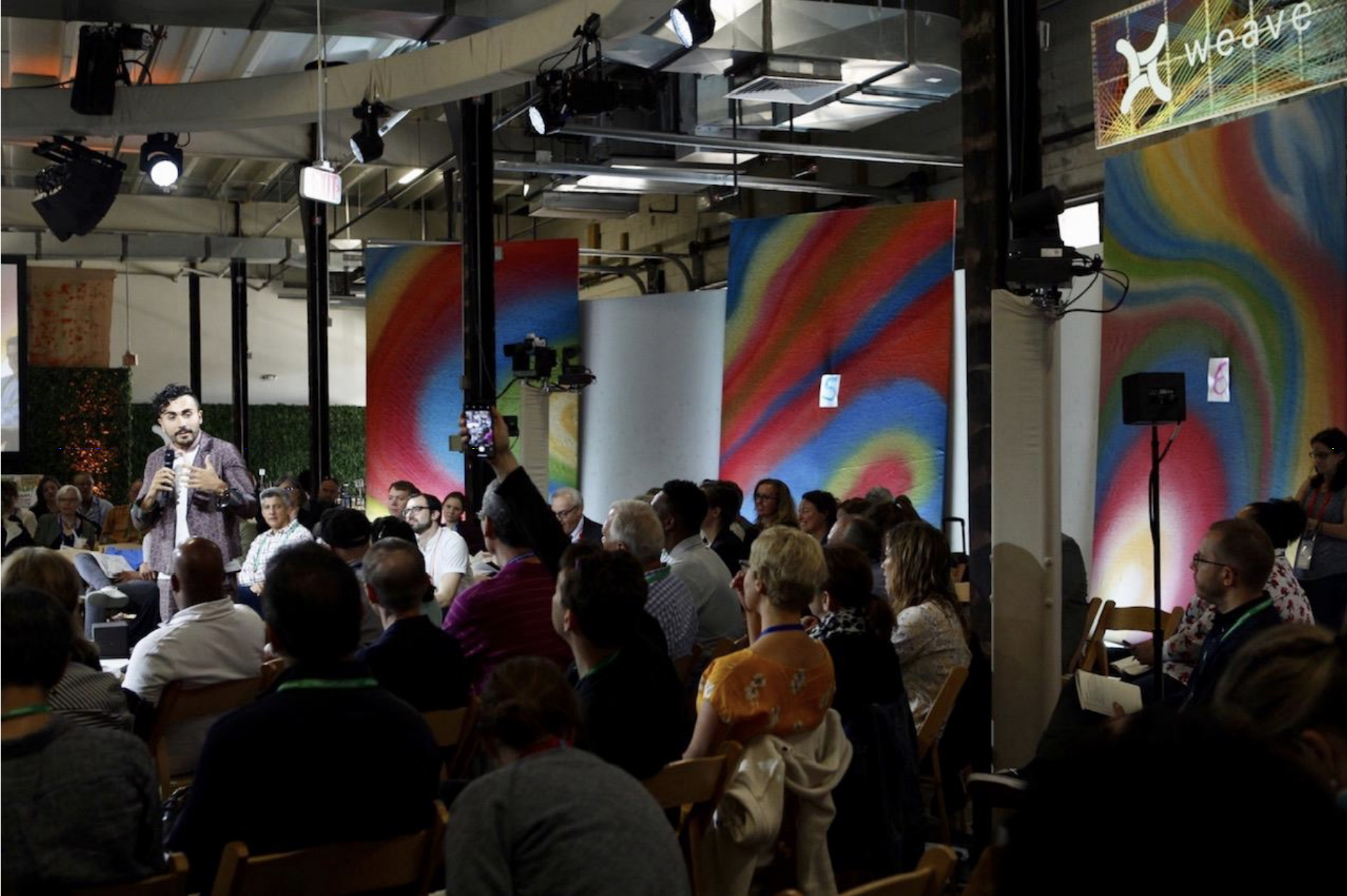 conversation at #WeaveThePeople