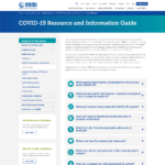 Screenshot of webpage: " COVID-19 Resource and Information Guide" https://www.nami.org/Support-Education/NAMI-HelpLine/COVID-19-Information-and-Resources/COVID-19-Resource-and-Information-Guide