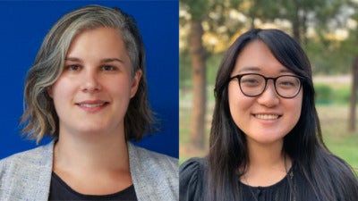 Photo of Jenny Weissbourd and Yoorie Chang