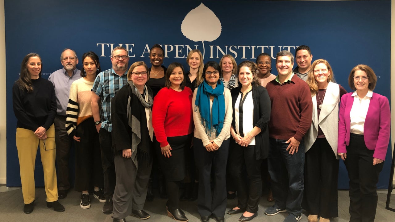 The second cohort of Job Quality Fellows meet at the Aspen Institute for their second convening in March 2019
