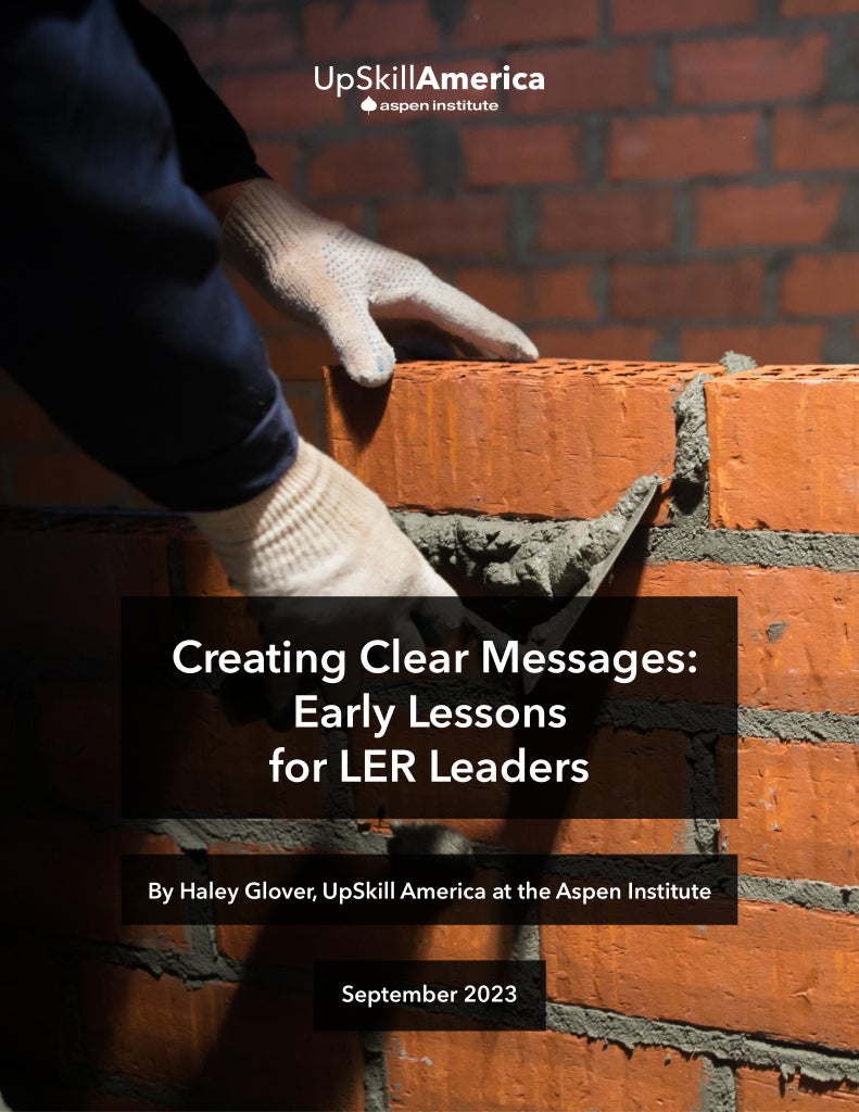 cover of publication with hands and bricks