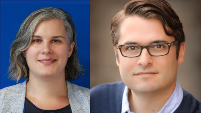 Jenny Weissbourd and Brad Clark