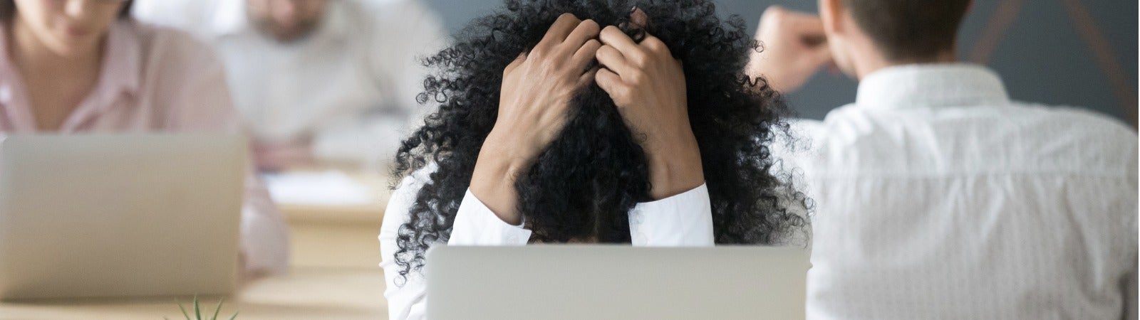 frustrated student